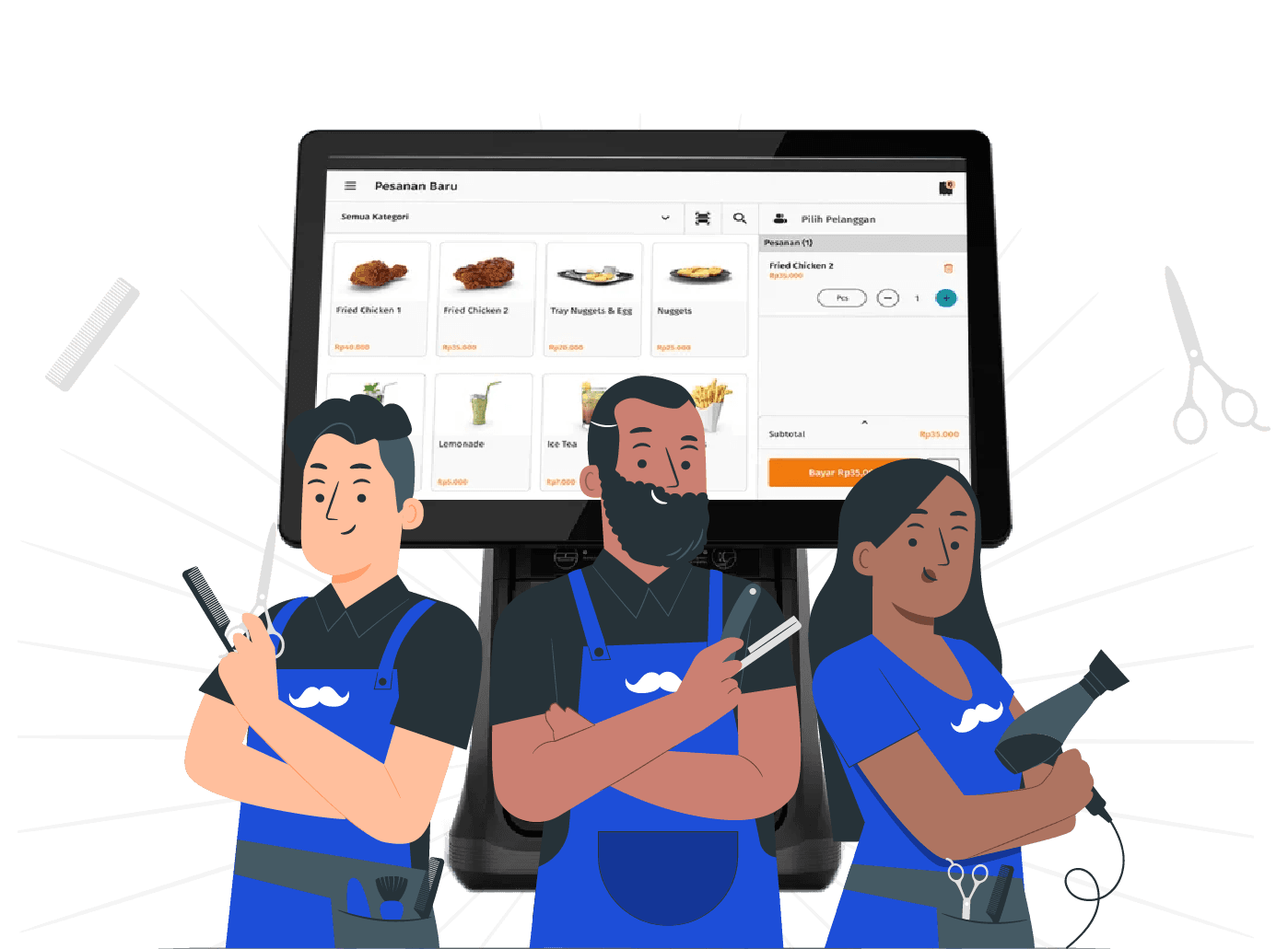 Aplikasi Kasir Untuk Barbershop Dari Accurate POS